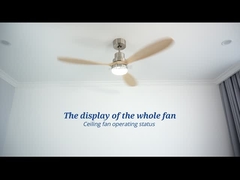 Feste hölzerne Deckenlüfter-Farbe Soems Smart 110v, die Wechselstrommotor ändert