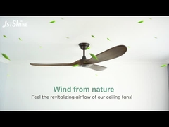 60 Zoll weiße geführte Deckenlüfter-ruhiger DC-Bewegungsmoderne Ventilator-Licht-