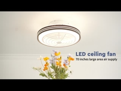 42-Zoll-Deckenventilator mit leichtem, flachem Deckenventilator und Gleichstrommotor