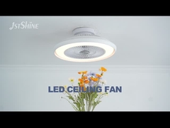 Umschließen Bladeless LED Deckenventilator mit dimmbaren Weiß modern für das Studierzimmer