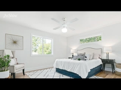 Traditionelle 35W Dekorative Deckenventilator ziehen Kette 4 MDF Klingen Für Schlafzimmer