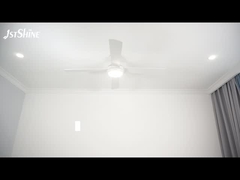 Geschwindigkeits-weißer FernsteuerungsDeckenlüfter DC-Motor6 mit 4 MDF-Blättern