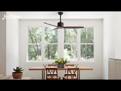 3 Massivholzblätter Dc Motor Deckenventilator mit Fernbedienung