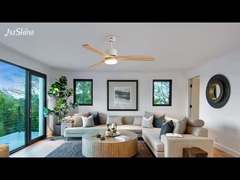 3 Holzblätter Deckenventilator mit Lampe Innenraum Dekoration Niedrigerer Lärm