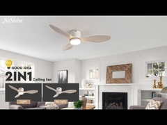 Weißer/OEM-Plastikdeckenventilator für niedrige Decke mit Timer Smart App-Steuerung