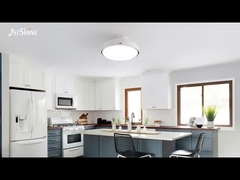 18-Zoll-Deckenventilator ohne Rotorblätter mit Licht – DC-Motor, flaches Design für Schlafzimmer