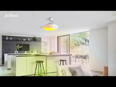 42 Zoll Smart Deckenventilator mit einziehbaren Rotorblättern und Umgebungsbeleuchtung