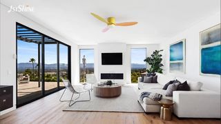 Anpassbarer Macaron-Deckenventilator mit Licht