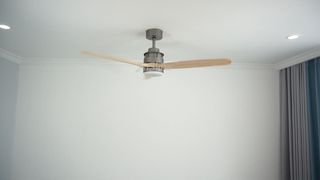 Zoll-Deckenventilator mit Holzflügeln und Gleichstrommotor