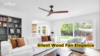 1stshine Wood Deckenventilator flüsterleise