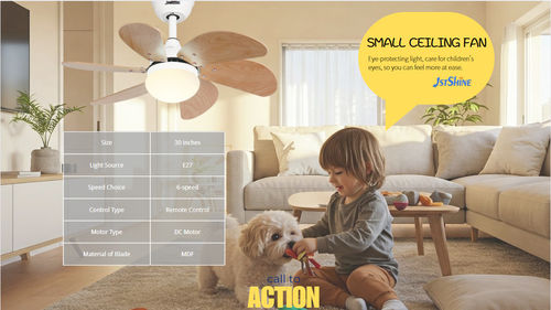 Aktuelle Unternehmensnachrichten über Kinderzimmer-Deckenlüfter: sicher, leise und für moderne Räume konzipiert