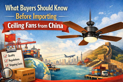 Aktuelle Unternehmensnachrichten über Was Käufer wissen sollten, bevor sie Deckenventilatoren aus China importieren