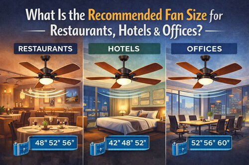 Aktuelle Unternehmensnachrichten über Was ist die empfohlene Lüftergröße für Restaurants, Hotels und Büros?