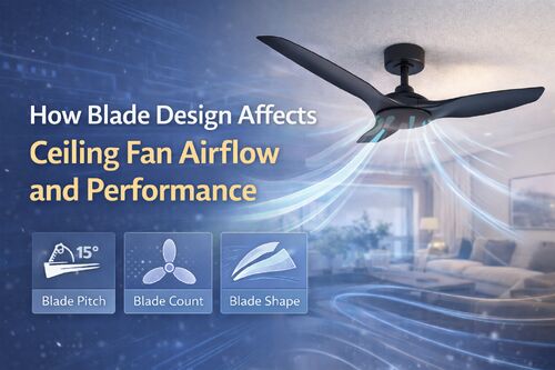 Aktuelle Unternehmensnachrichten über Wie sich das Flügeldesign auf den Luftstrom und die Leistung von Deckenventilatoren auswirkt