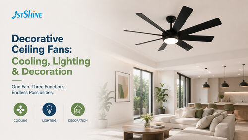 Aktuelle Unternehmensnachrichten über Dekorative Deckenventilatoren: Kühlung, Beleuchtung und ästhetische Vorteile für Wohn- und Geschäftsräume