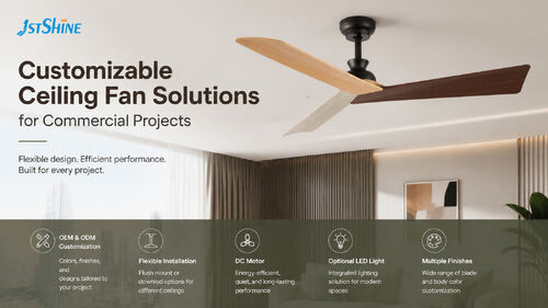 Aktuelle Unternehmensnachrichten über Anpassungsfähige Deckenventilatorlösungen für kommerzielle Projekte