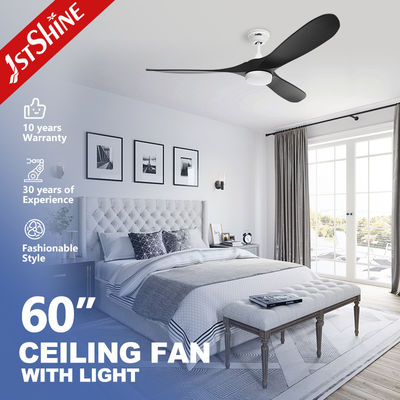 Guter Preis Dimmbarer Led-Deckenventilator mit Led-Licht Schwarz Massivholzblatt Dc-Motor Online