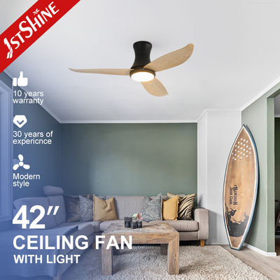 Guter Preis 3 Plastikblätter 6 Geschwindigkeit Fernbedienung Niedrigdecken Flush Mount Led Deckenventilator mit Licht Online