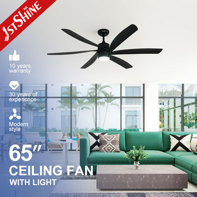 Qualität 65 Zoll Fernbedienung LED Deckenventilator mit hohem Luftvolumen und ABS-Flügeln für große Räume Fabrik