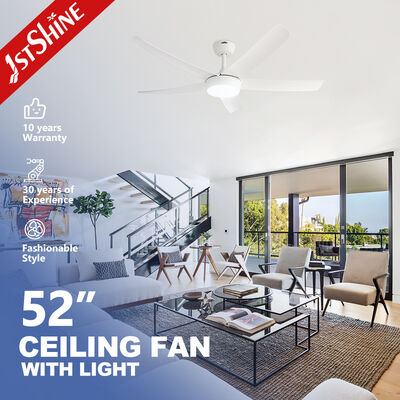 Qualität 52-Zoll Moderner Deckenventilator mit Fernbedienung und integriertem LED-Licht für leise Kühlung Fabrik