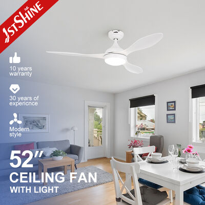 Qualität 52-Zoll-Energieeinsparung Dimmbar LED-Deckenventilator mit Fernbedienung und mehreren Farben Fabrik