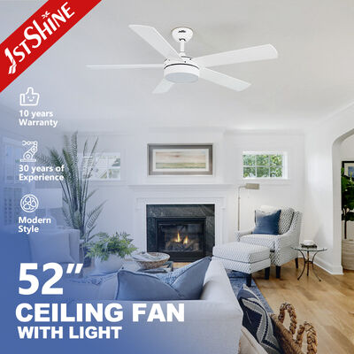 Guter Preis 52 Zoll moderner Deckenventilator mit LED-Licht und energiesparendem Gleichstrommotor für einen leisen Betrieb Online