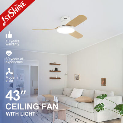 Guter Preis 43 Zoll Einbau-Deckenventilator mit dimmbarem LED-Licht und Fernbedienung Online