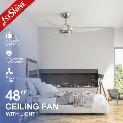 Qualität 48 Zoll ABS-Klinge Leiser Deckenventilator mit LED-Licht und Fernbedienung für Schlafzimmer und Wohnzimmer Fabrik